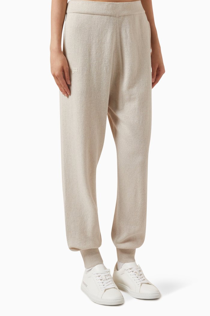 

Core Track Pants in Recycled Cashmere, Neutral