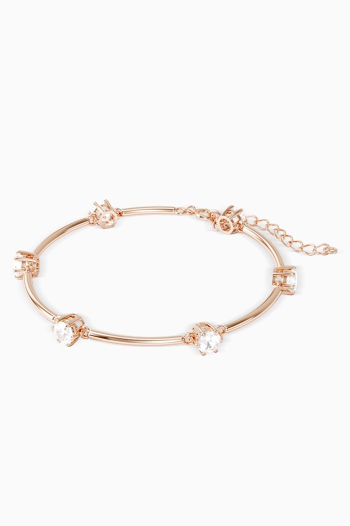 

Constella Crystal Bangle in Rose Gold-plated Metal