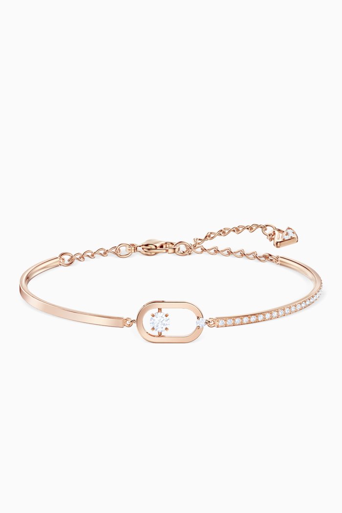 

Sparkling Dance North Crystal Bracelet in Rose Gold-plated Metal