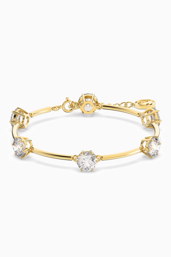 

Constella Crystal Bangle in Gold-plated Metal