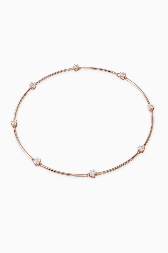 

Constella Crystal Necklace in Rose Gold-plated Metal