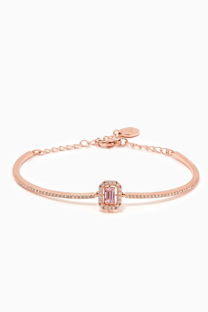 

Millenia Crystal Bangle in Rose Gold-plated Metal