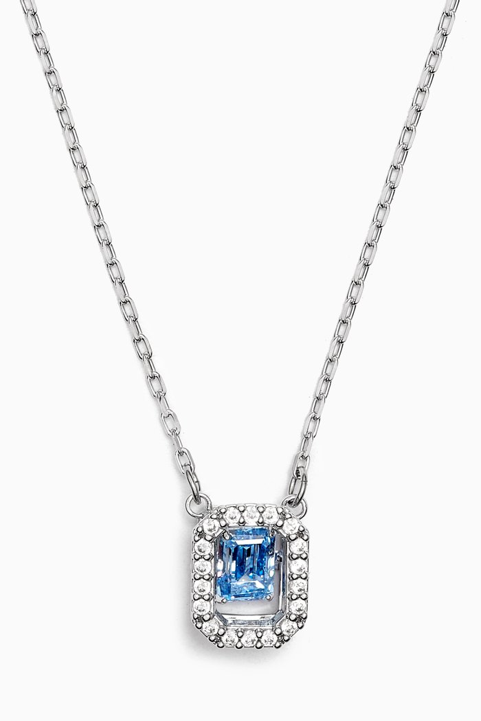 

Millenia Crystal Necklace in Rhodium-plated Metal, Blue