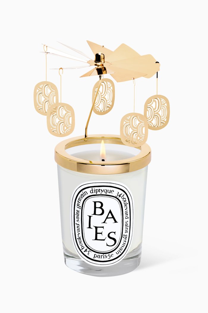 

Limited Edition Carousel Set With Baies Candle, 190g, Multicolour