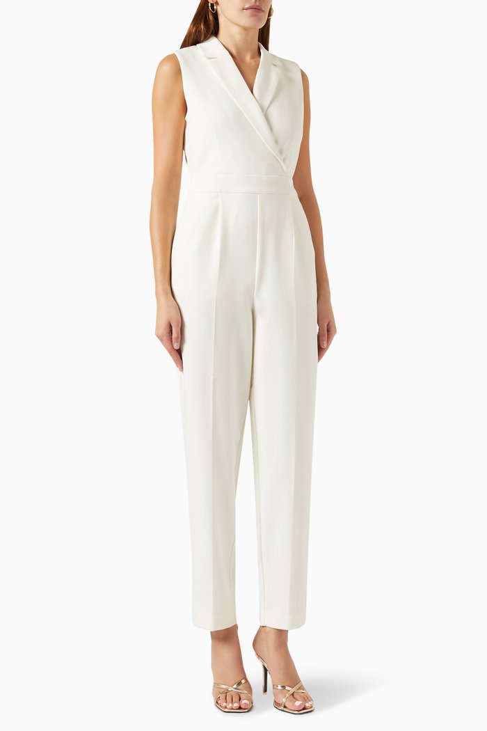 

Yasjace Jumpsuit in Bonded Crêpe, Neutral