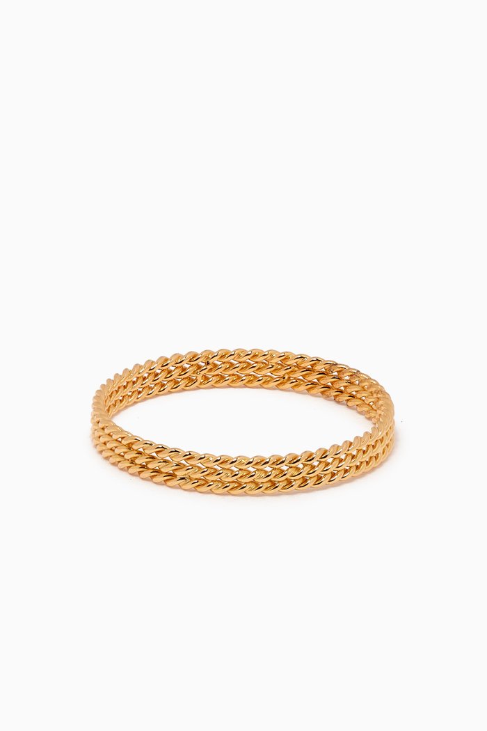 

Life Line Triple Ring in 18kt Gold, Yellow