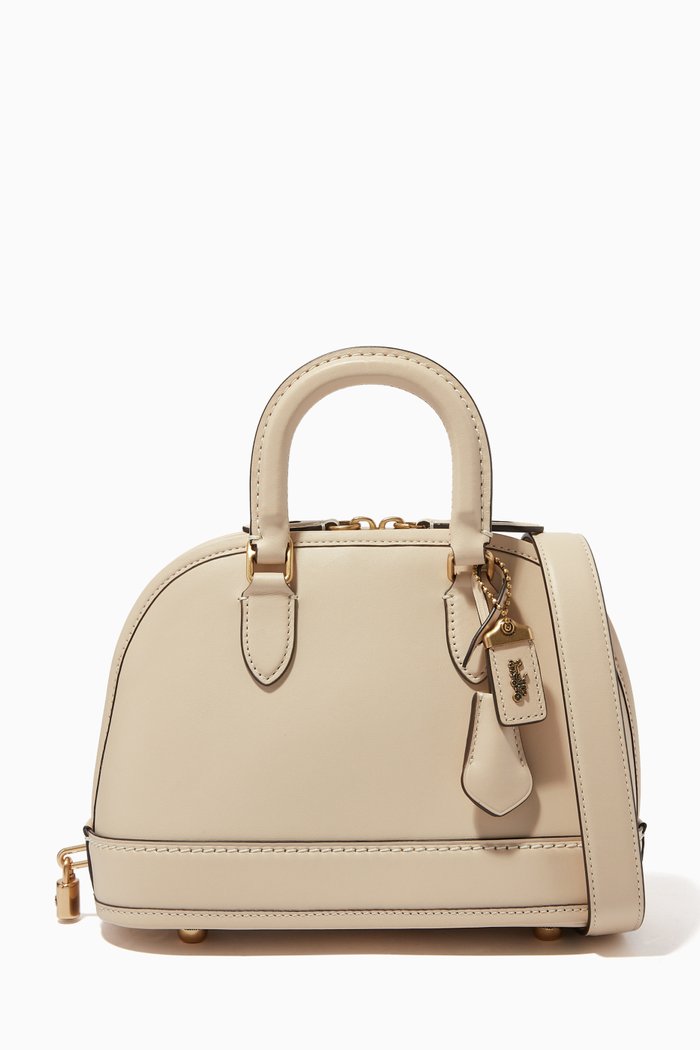 

Revel 24 Crossbody Bag in Glovetanned Leather, White