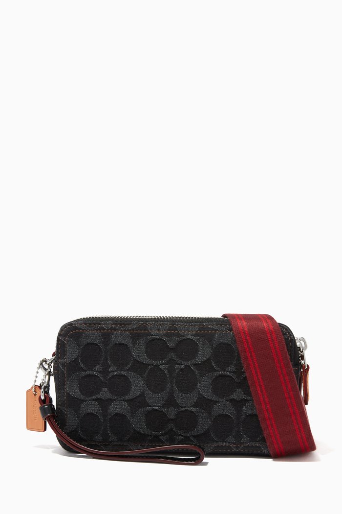 

Kira Crossbody Bag in Signature Denim, Black