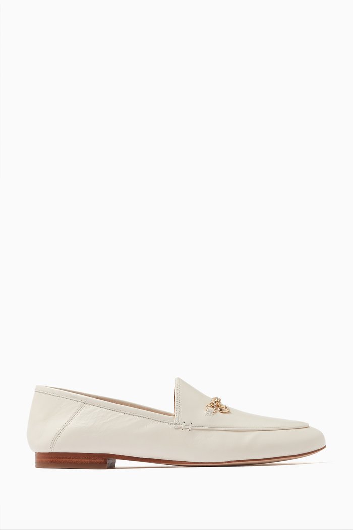 

Hanna Loafers in Leather, White