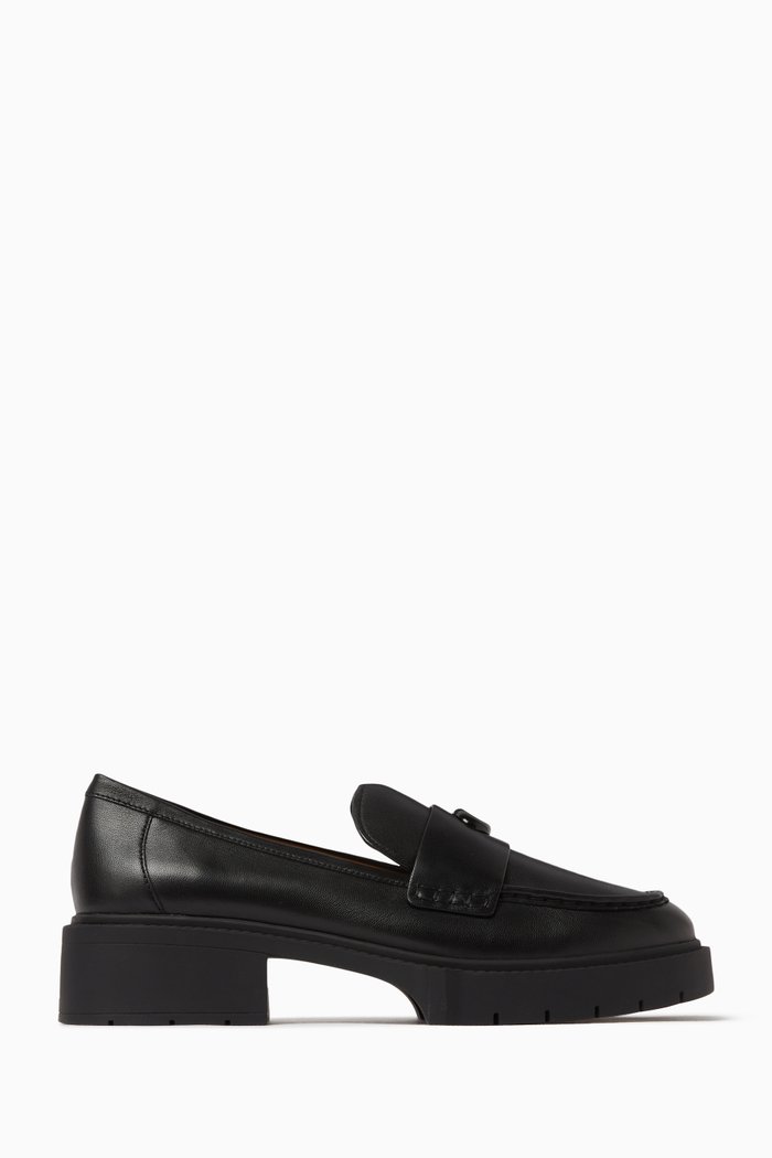 

Leah Loafers in Leather, Black