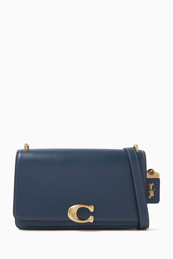 

Bandit Shoulder Bag in Leather, Blue