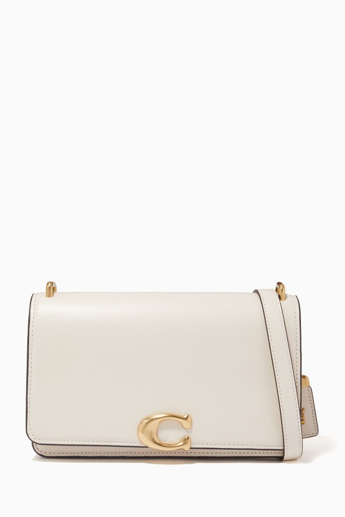 

Bandit Shoulder Bag in Leather, White