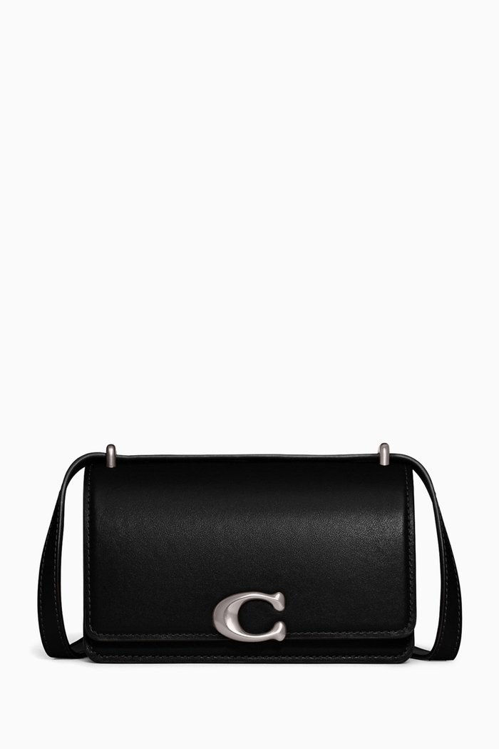 

Bandit Crossbody Bag in Leather, Black