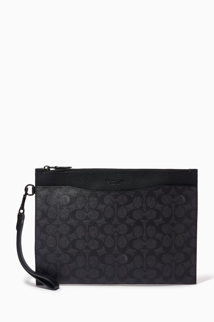 

Hitch Pouch in Signature Canvas, Grey