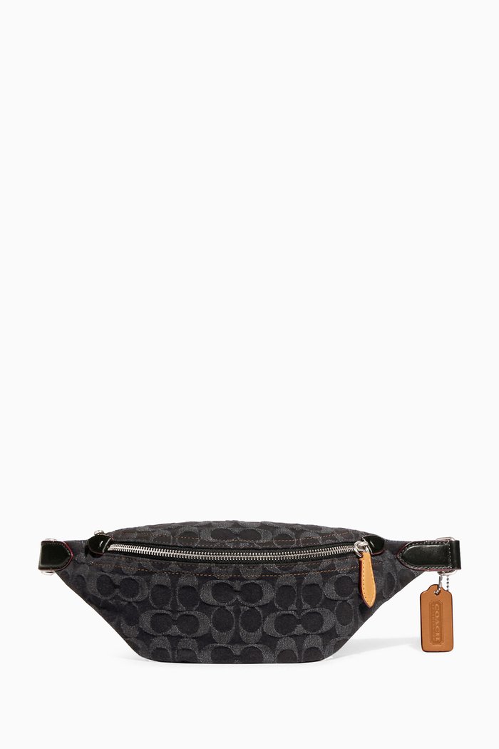 

Charter Belt Bag 7 in Signature Denim, Black