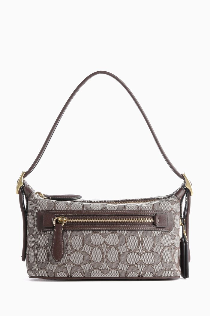 

Demi Bag in Signature Jacquard, Brown
