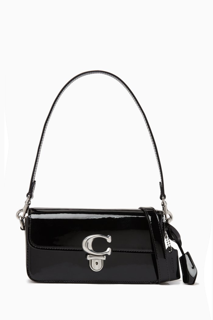 

Studio Baguette in Patent Leather, Black