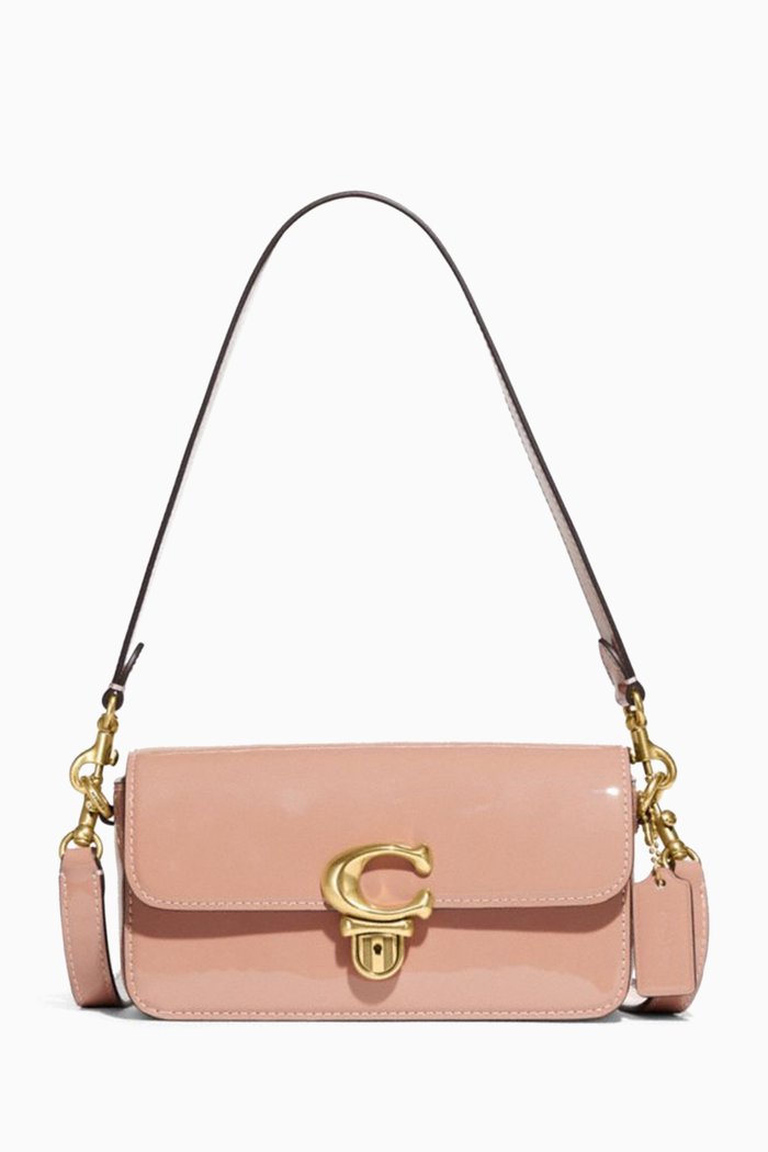 

Studio Baguette in Patent Leather, Neutral