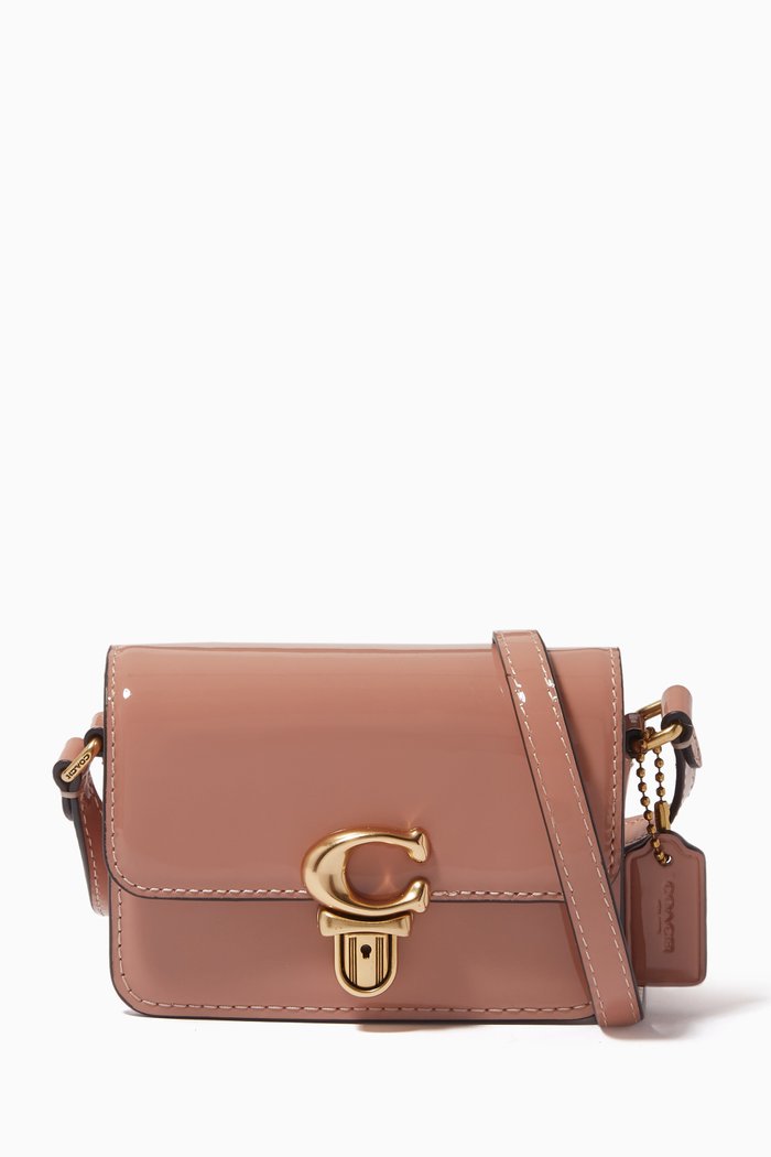 

Studio 12 Crossbody Bag in Patent Leather, Neutral