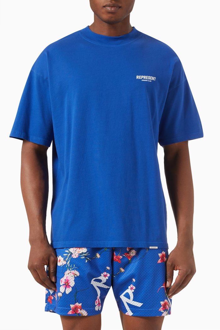 

Owners Club T-shirt in Cotton Jersey, Blue