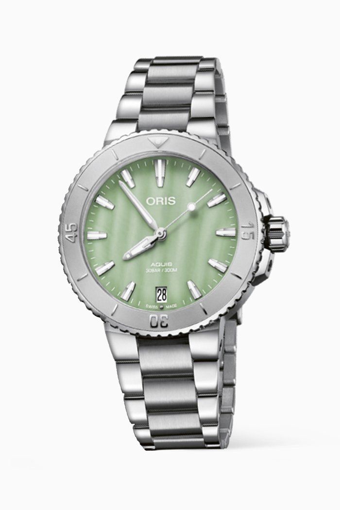 

Aquis Date Automatic Watch, 36.5mm, Green