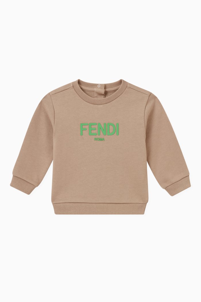 

Logo Sweatshirt in Cotton, Neutral
