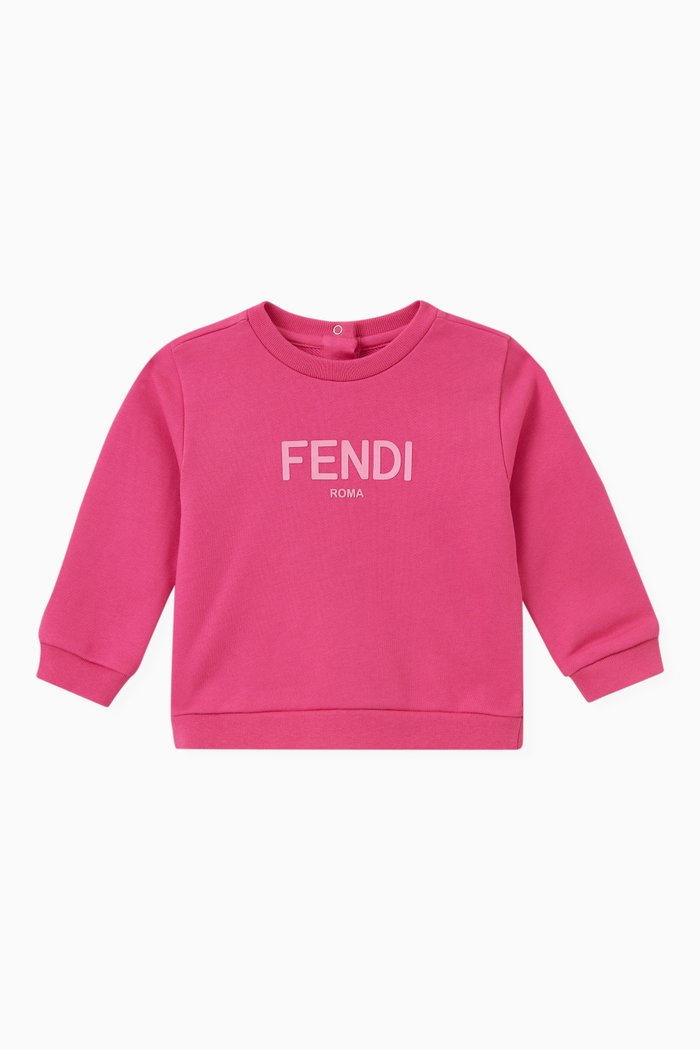 

Logo Sweatshirt in Cotton, Pink