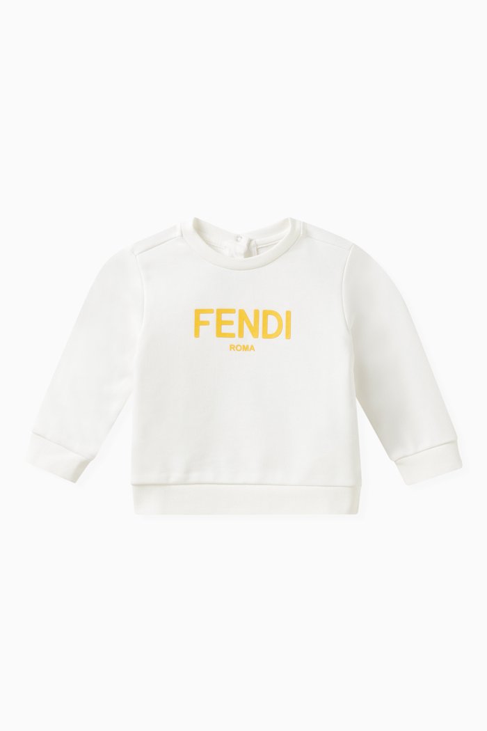

Logo Sweatshirt in Cotton, White