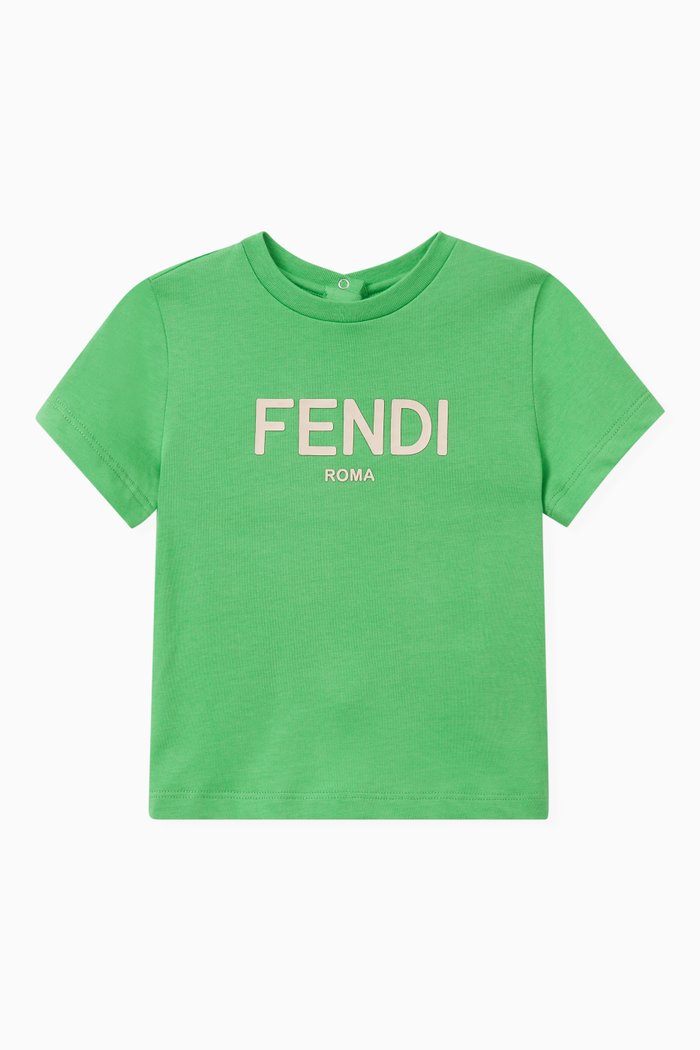 

Logo T-shirt in Cotton, Green