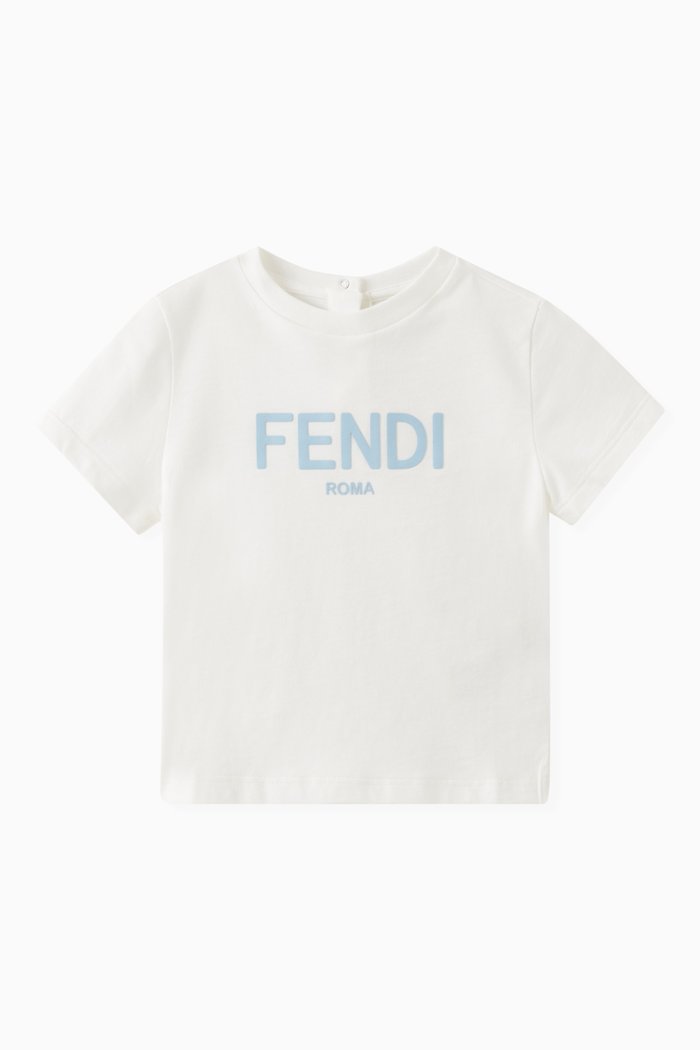 Logo T-shirt in Cotton, White