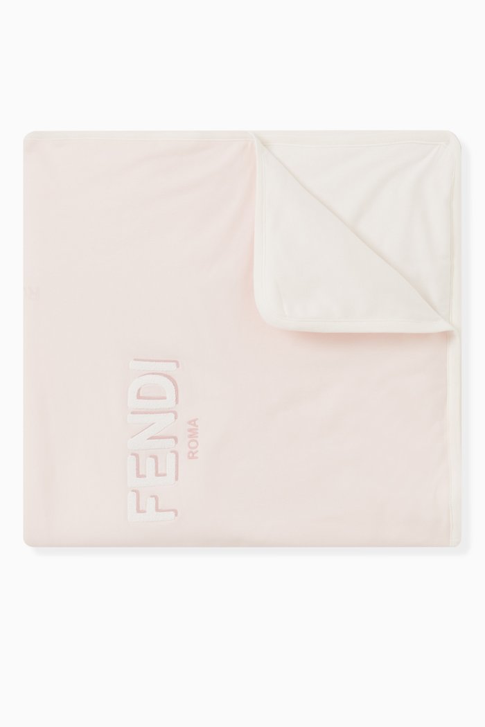 

Logo Blanket in Cotton-blend, Pink