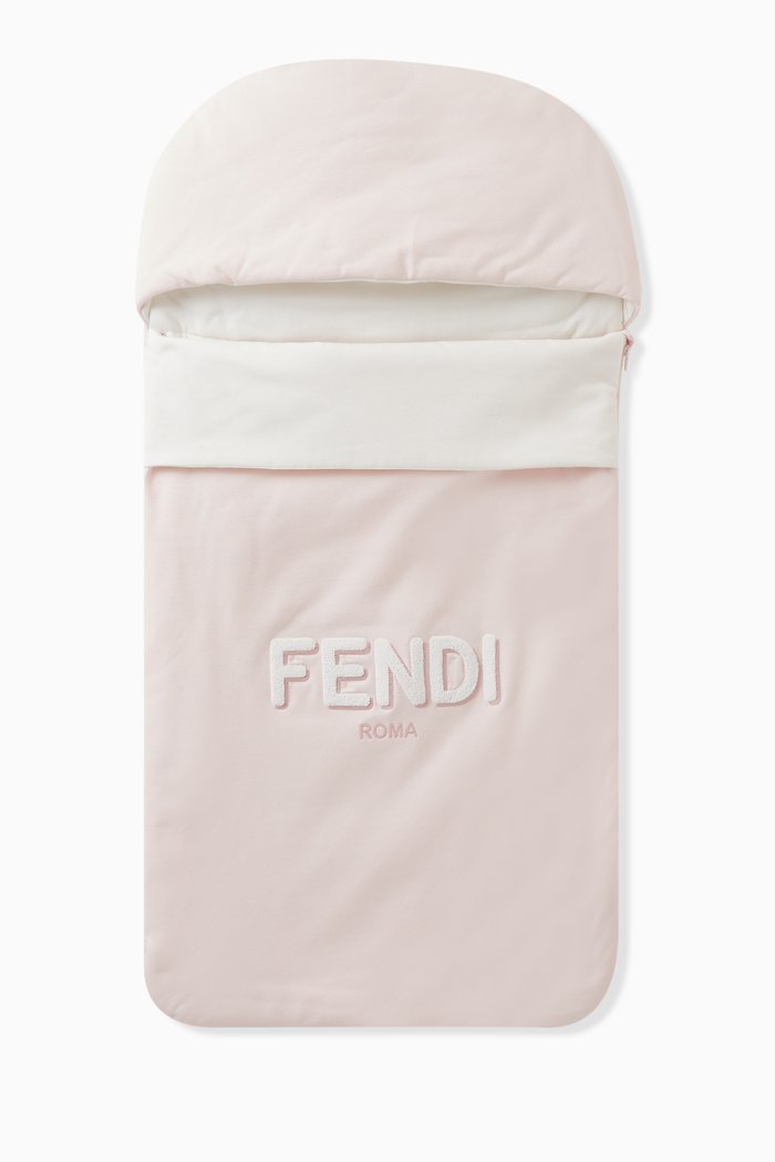 

Logo Sleeping Bag in Cotton Jersey, Pink