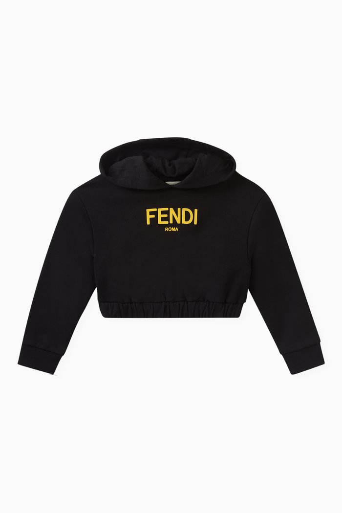 

Logo Hoodie in Cotton, Black