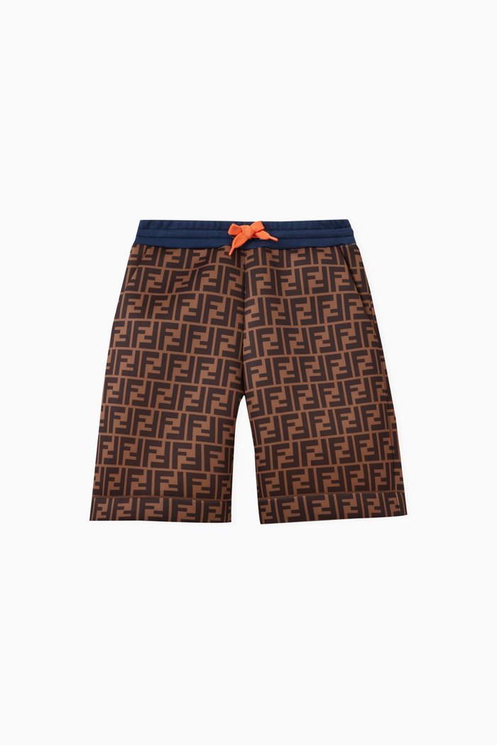 

FF Logo Shorts, Brown