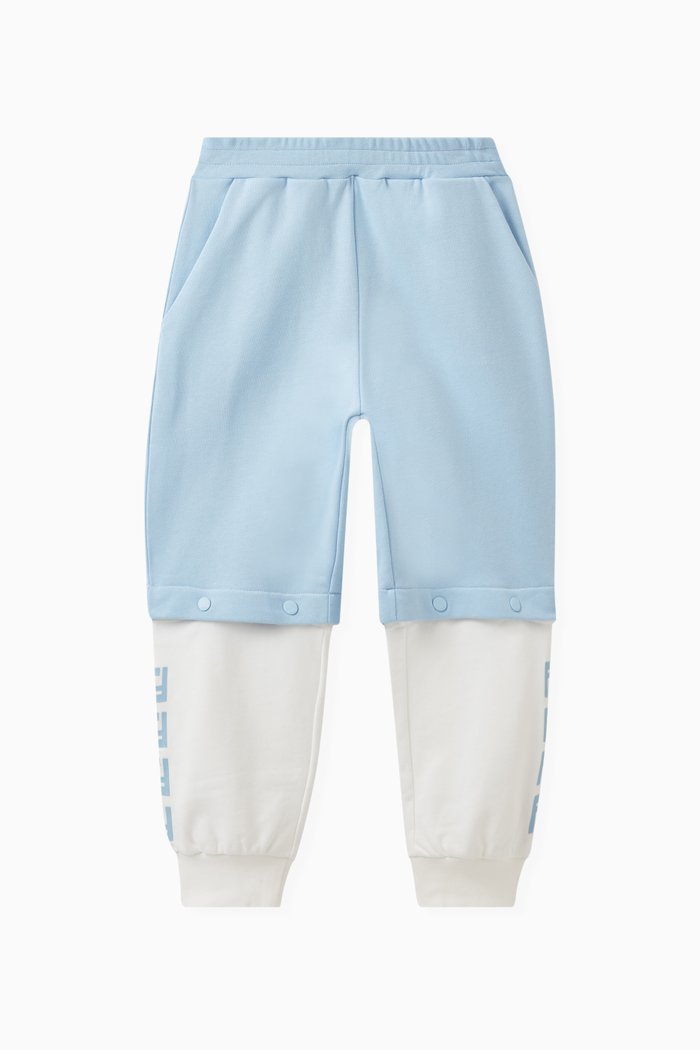 

Logo Detachable Sweatpants in Cotton, Blue