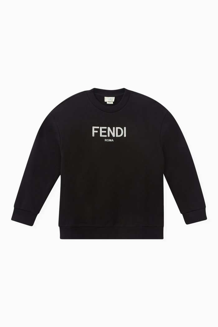 

Logo Sweatshirt in Cotton, Black