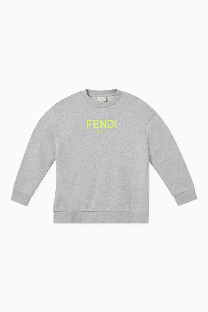 

Logo Sweatshirt in Cotton, Grey