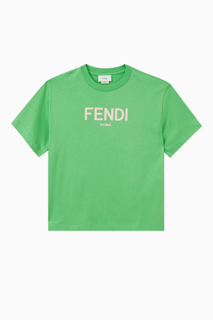 

Logo T-shirt in Cotton, Green
