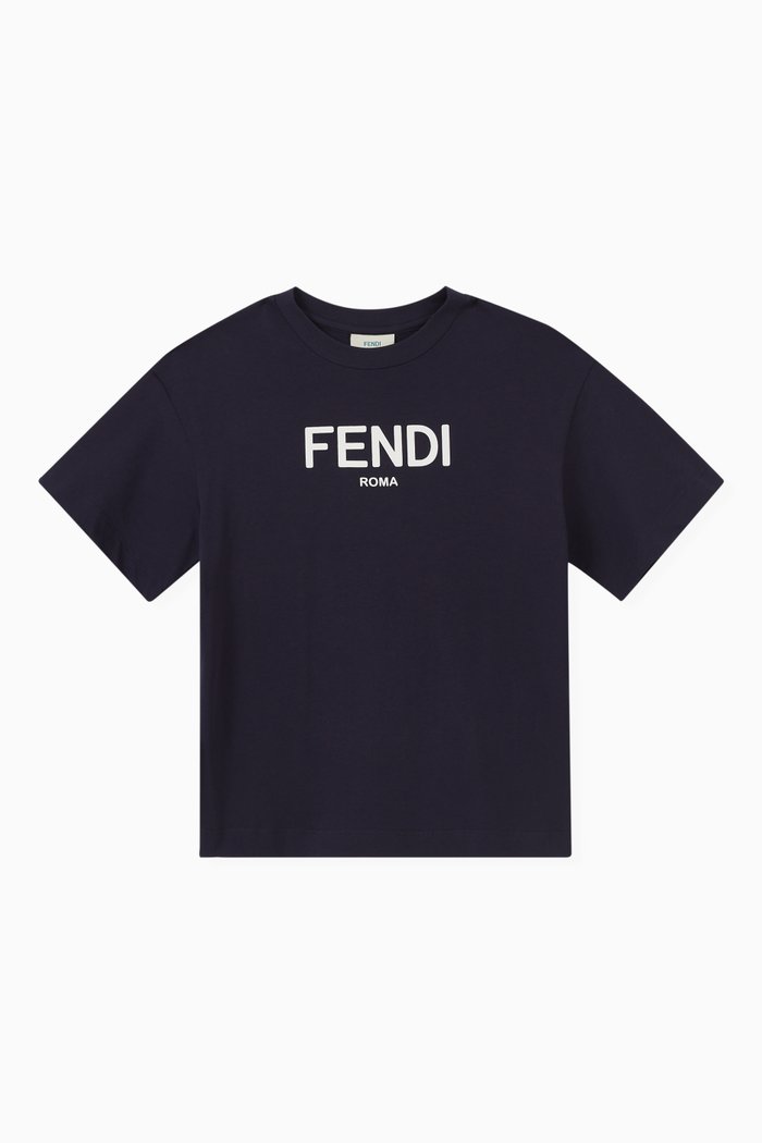 

Logo T-shirt in Cotton, Blue