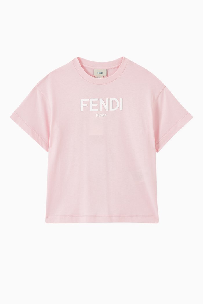 

Logo T-shirt in Cotton, Pink