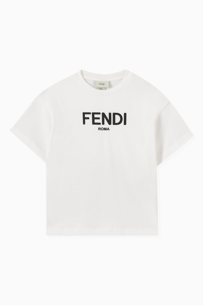 Logo T-shirt in Cotton, White