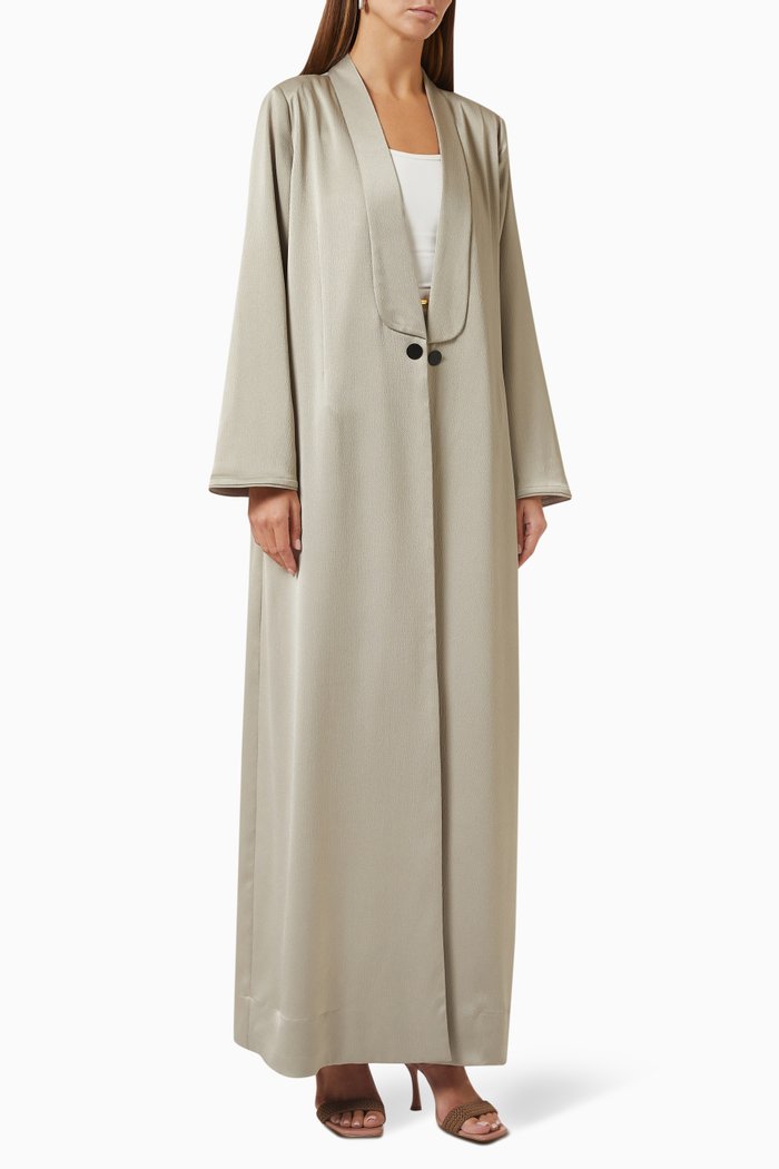 

Open Jacket Abaya, Neutral