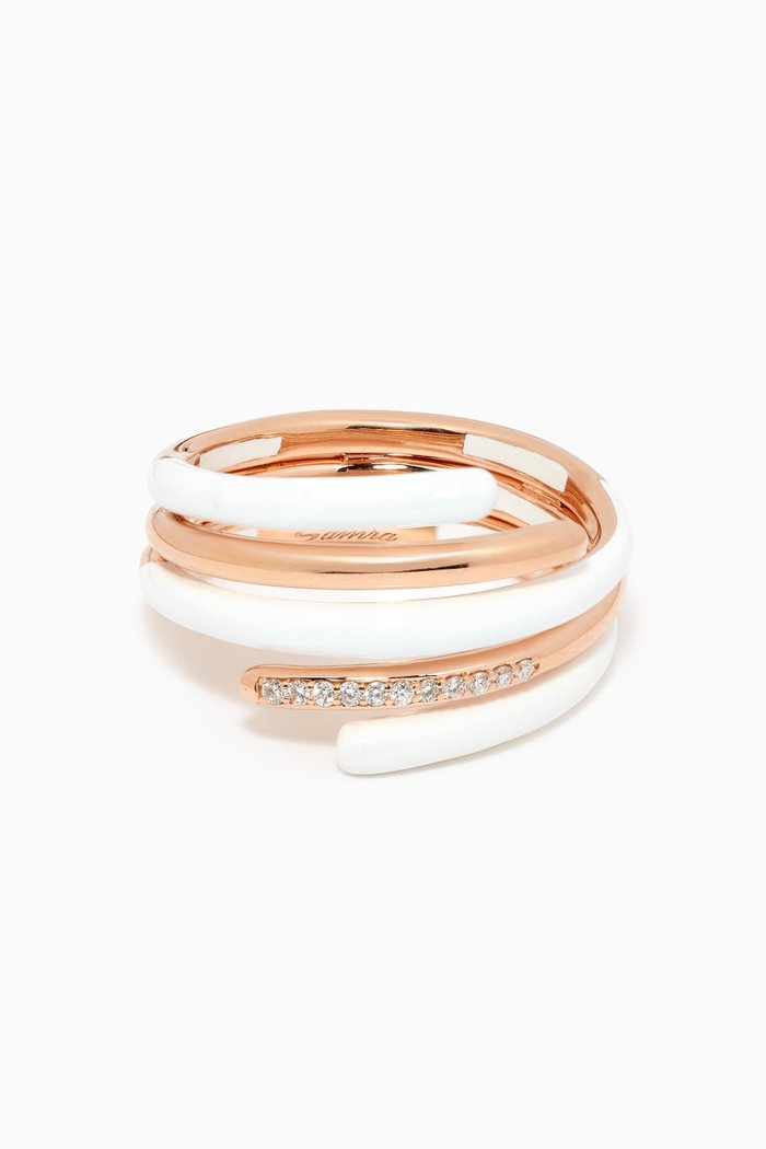 

Sukar Diamond Ring in 18kt Rose Gold