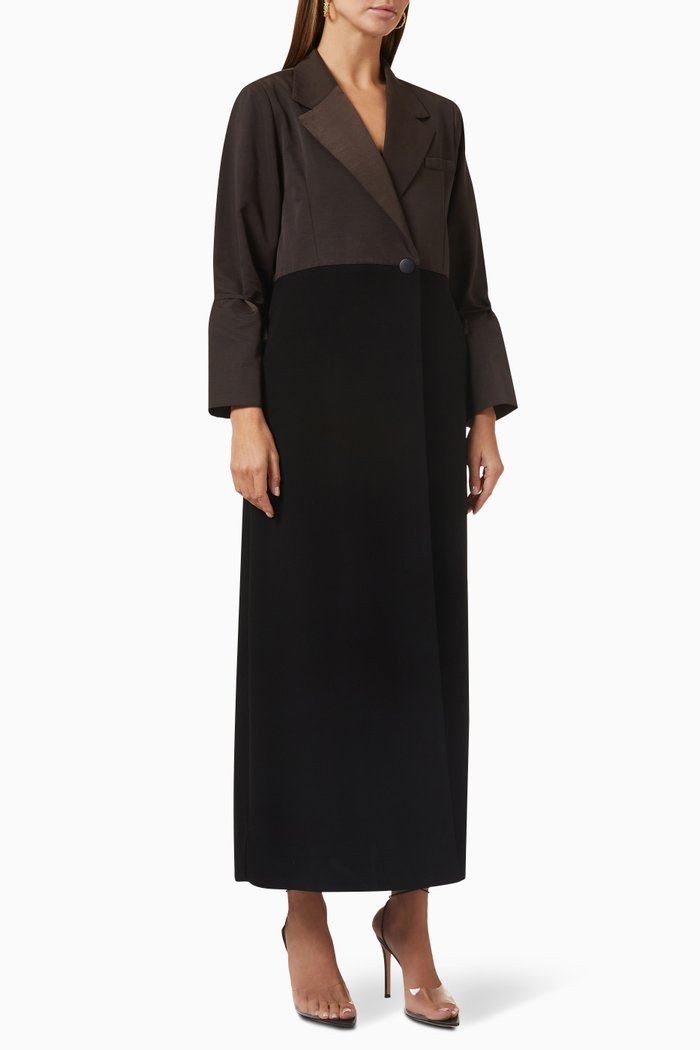 

Two-tone Suit Abaya, Multicolour