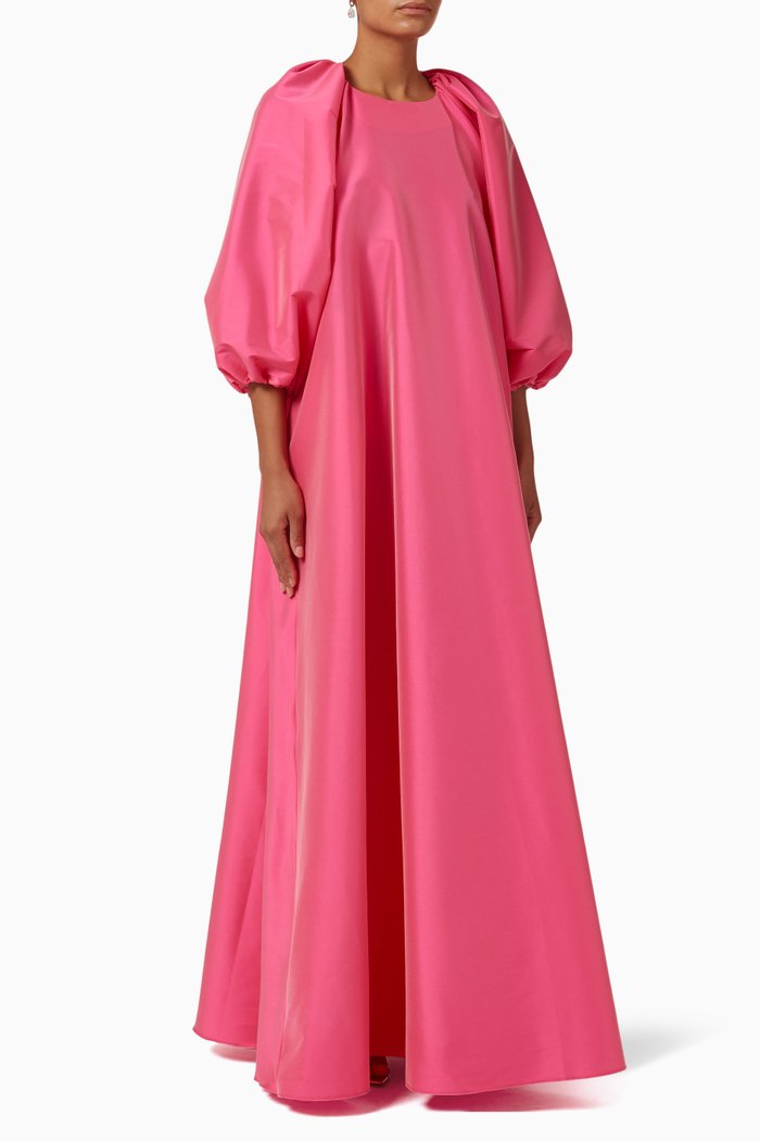

Lynn Gown Dress in Fabric, Pink