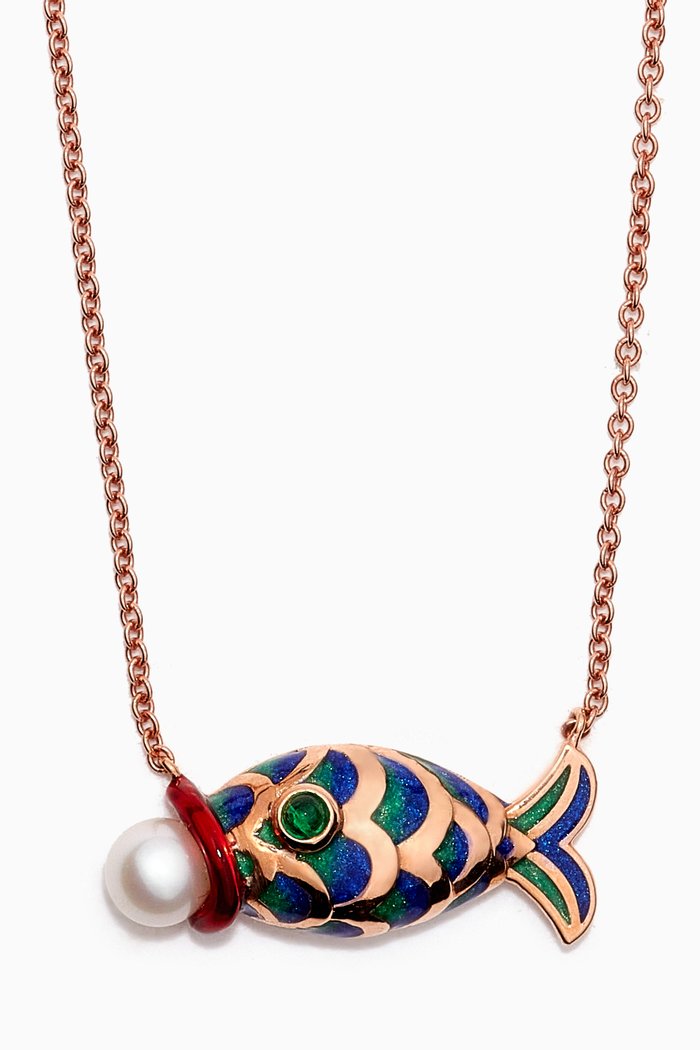

Lucky You Necklace in 18kt Rose Gold