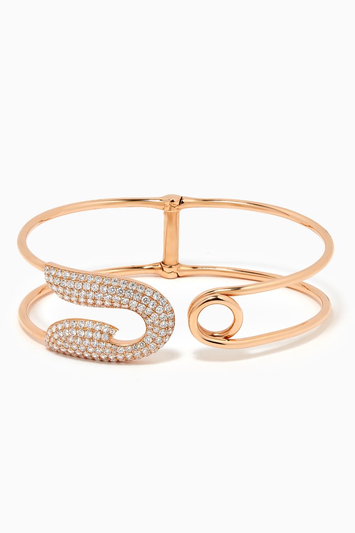 

Safety Pin Bangle in 18kt Yellow Gold