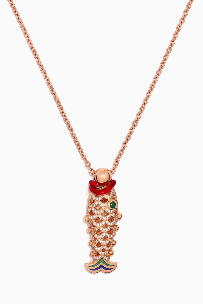 

Lucky You Necklace in 18kt Rose Gold