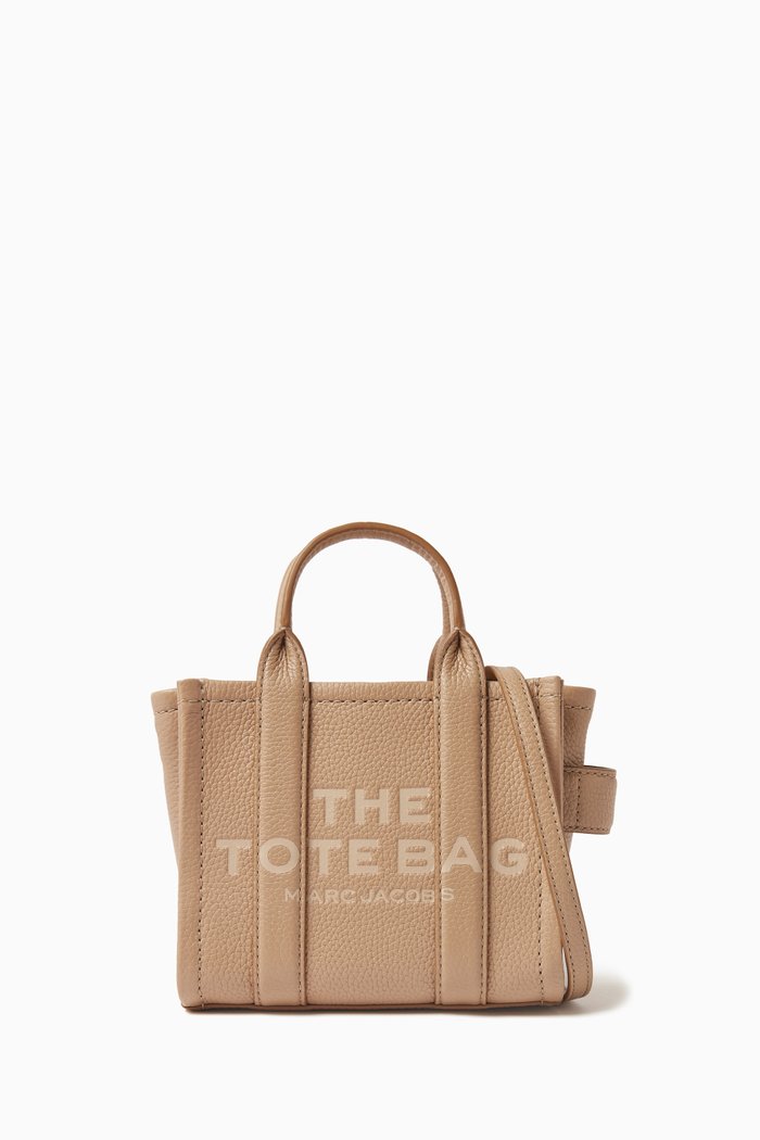 

The Mini Tote Bag in Cow leather, Brown