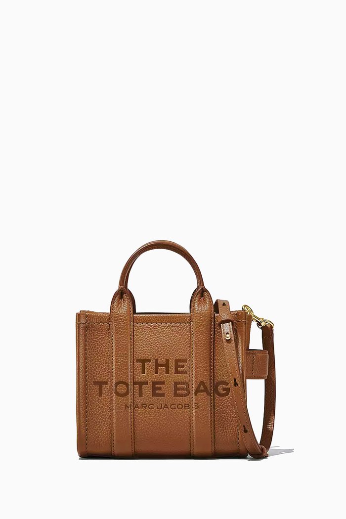 

The Mini Tote Bag in Cow leather, Brown